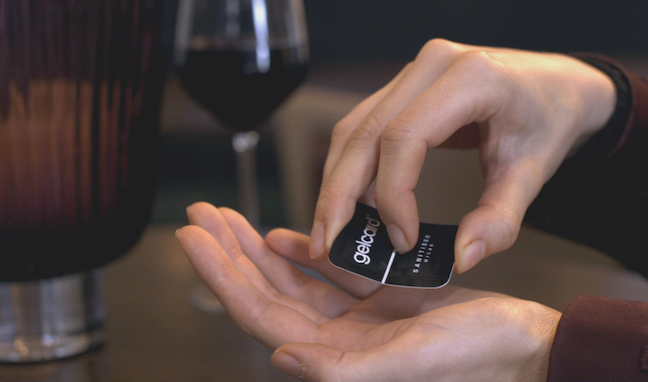 Hands holding inventive startup product
